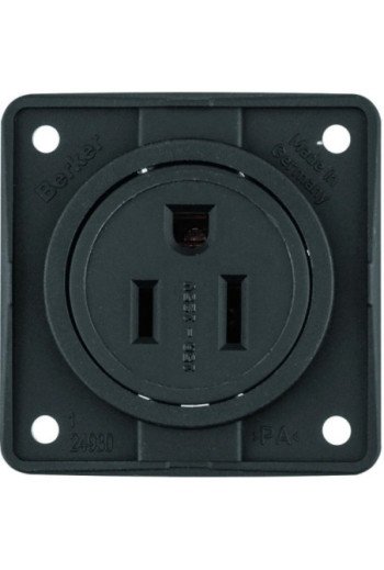 BERKER INTEGRO NEMA 5-15R Steckdose mit Schutzkontakt USA/Kanada