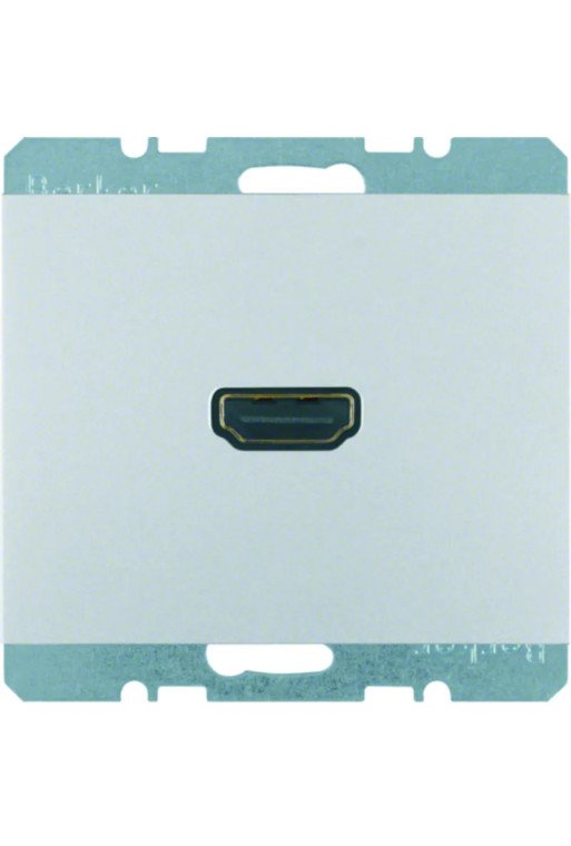 BERKER K.5 High Definition Steckdose Aluminium