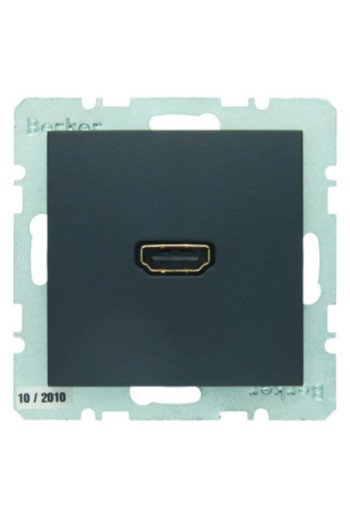 BERKER S.1/B.x Steckdose HDMI anthrazit matt