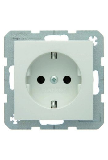 BERKER Steckdose SCHUKO S.1 polarweiß