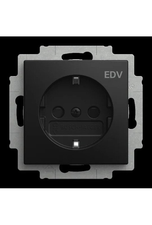 BUSCH-JAEGER SCHUKO® Steckdosen-Einsatz mit Aufdruck "EDV" Safety+ Busch-balance® SI