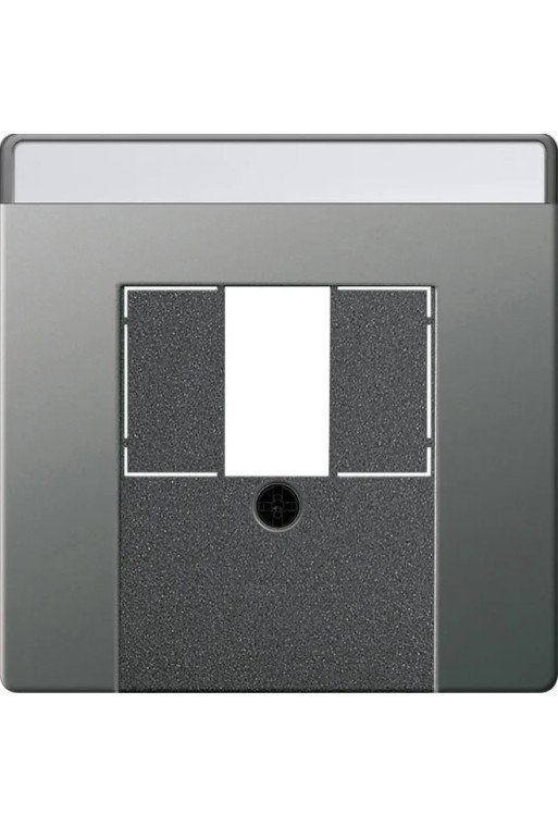 GIRA Abd. BSF TAE USB System 55 edelstahl