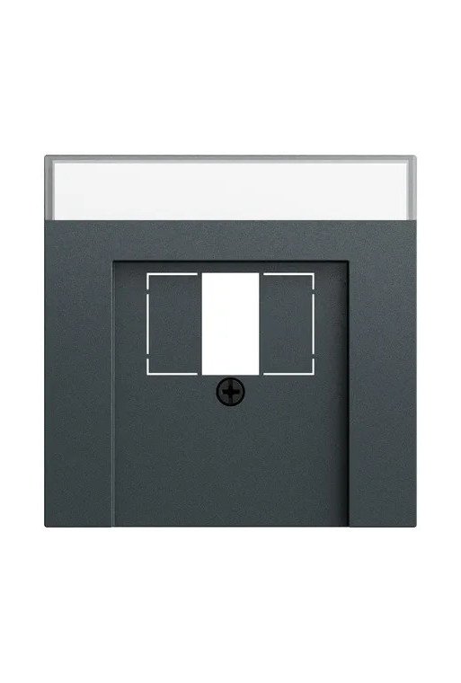GIRA Abd. BSF TAE USB System 70 Anthrazit(lac k.)