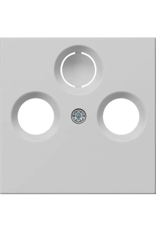 GIRA Abd. Koaxial-Antennensteckd. System 55 G rau m