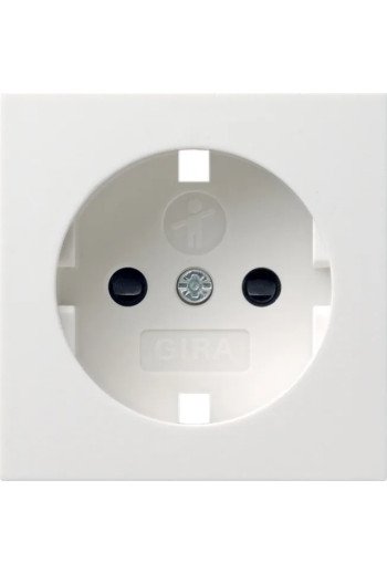 GIRA Abd. SCHUKO SH System 55 Reinweiß