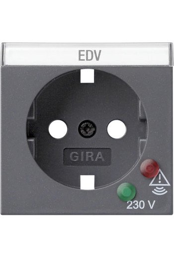 GIRA Abd. SCHUKO ÜSS System 55 Anthrazit