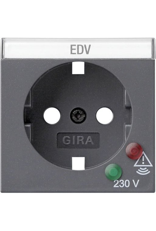 GIRA Abd. SCHUKO ÜSS System 55 Anthrazit