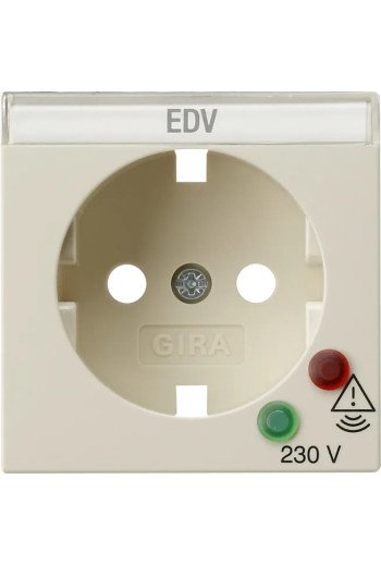 GIRA Abd. SCHUKO ÜSS System 55 Cremeweiß
