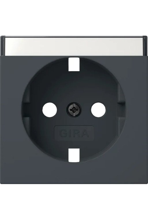 GIRA Abd. SCHUKO-Steckd. BSF System 55 Anthrazit