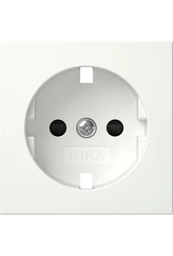 GIRA Abd. SCHUKO-Steckd. SH System 55 Reinweiss