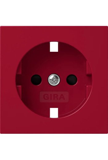 GIRA Abd. SCHUKO-Steckd. SH WSV System 55 Rot