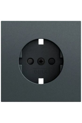 GIRA EZ-TL: Abd. SCHUKO-Steckd. SP System 70 Anthrazit(lack.)
