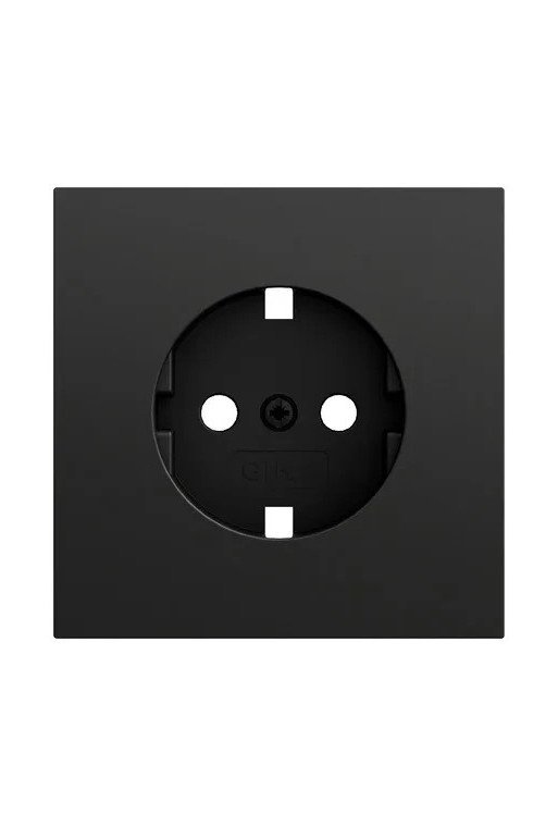 GIRA EZ-TL: Abd. SCHUKO-Steckd. System 70 Sch warz m(lack.)