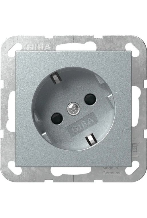 GIRA SCHUKO 30° + SH System 55 F Alu