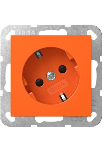 GIRA SCHUKO 30° + SH ZSV System 55 Orange