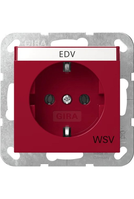 GIRA SCHUKO BSF WSV System 55 Rot