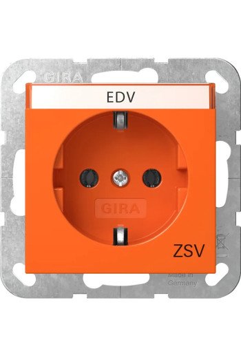 GIRA SCHUKO BSF ZSV System 55 Orange