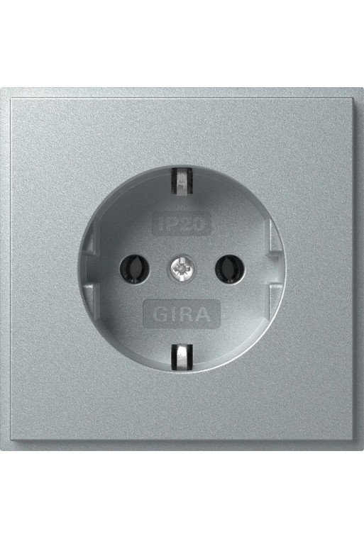 GIRA SCHUKO (IP20) Gira TX_44 F Alu