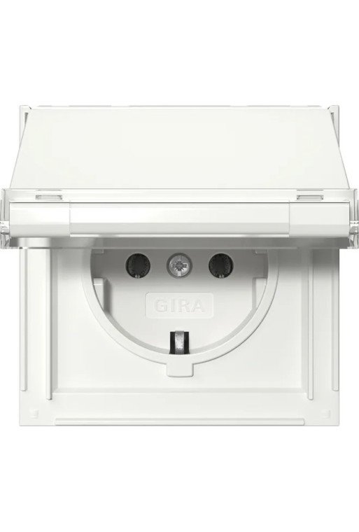 GIRA SCHUKO KD + BSF Gira TX_44 Reinweiß