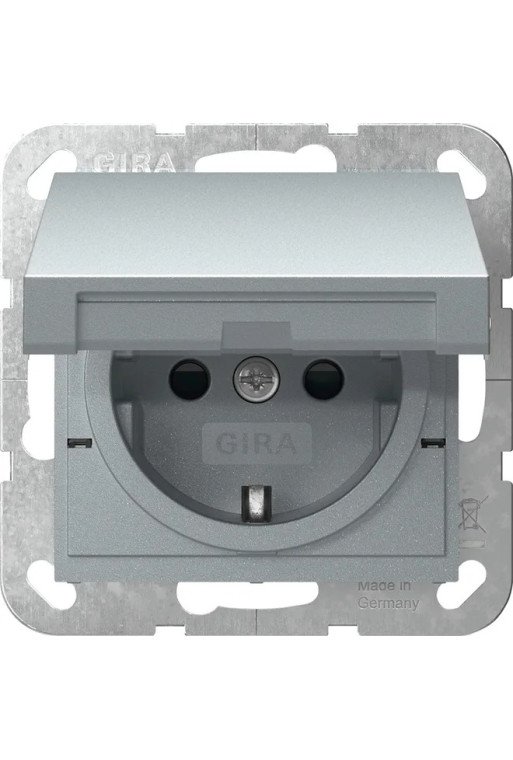 GIRA SCHUKO KD + SH SRK System 55 F Alu