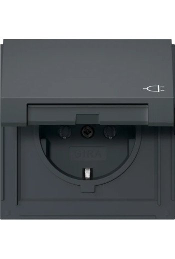 GIRA SCHUKO KD Gira TX_44 Anthrazit