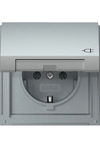 GIRA SCHUKO KD Gira TX_44 F Alu