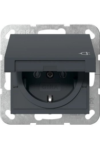 GIRA SCHUKO KD System 55 Anthrazit