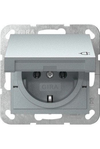 GIRA SCHUKO KD System 55 F Alu
