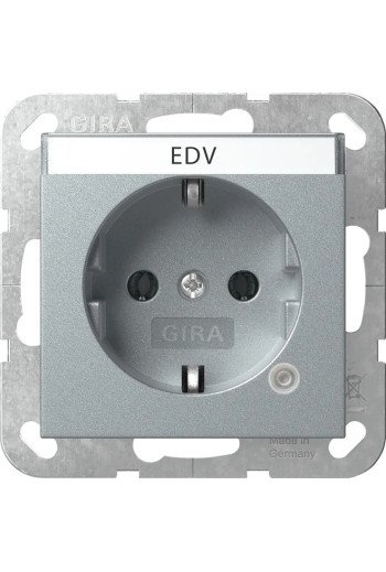GIRA SCHUKO Kontroll + BSF System 55 F Alu