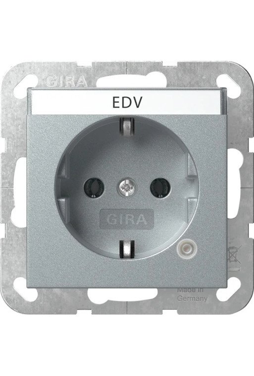 GIRA SCHUKO Kontroll + BSF System 55 F Alu