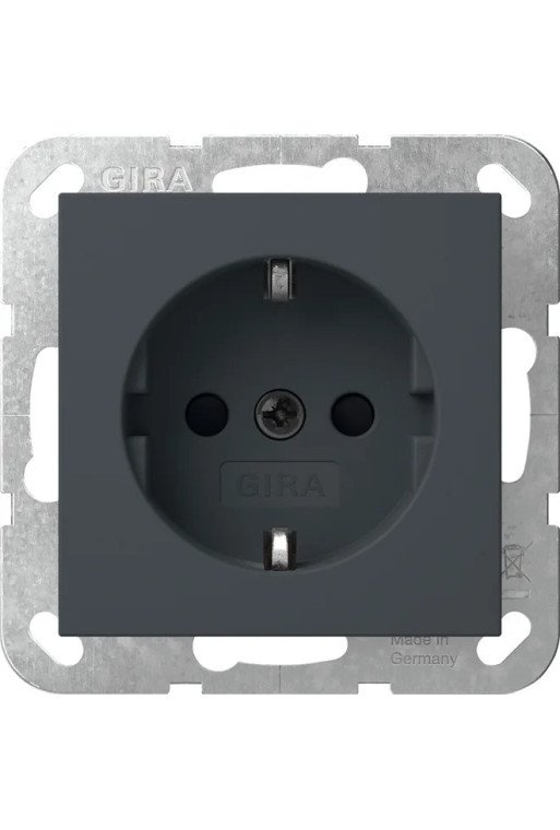GIRA SCHUKO SH System 55 Anthrazit