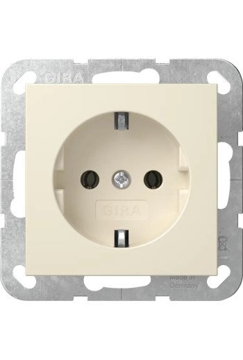 GIRA SCHUKO SRK System 55 Cremeweiß