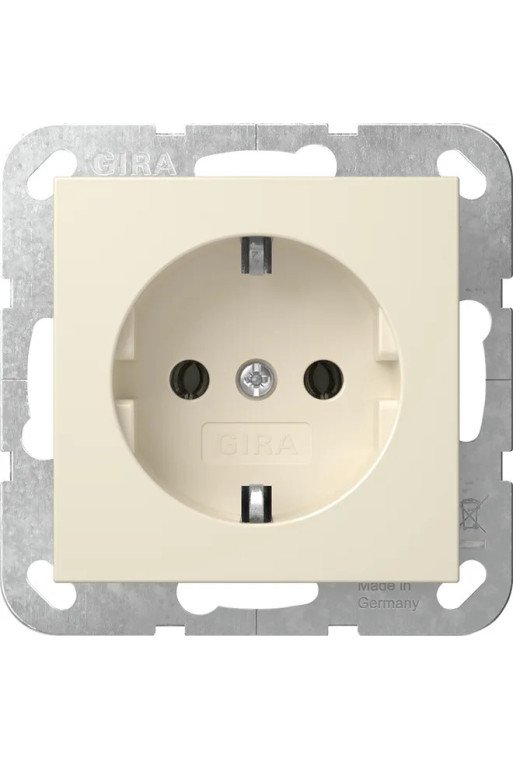 GIRA SCHUKO SRK System 55 Cremeweiß