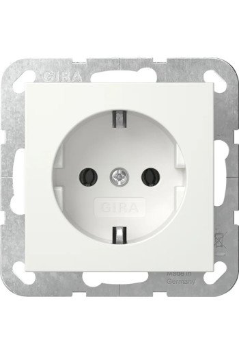 GIRA SCHUKO SRK System 55 Reinweiß m