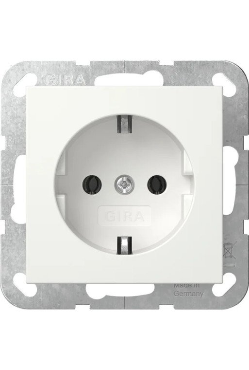 GIRA SCHUKO SRK System 55 Reinweiß m
