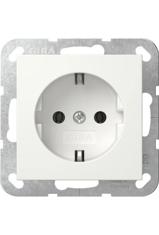 GIRA SCHUKO Steckdose System 55 reinweiß glänzend