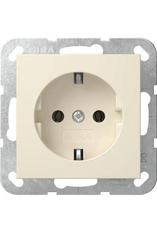 GIRA SCHUKO System 55 Cremeweiß