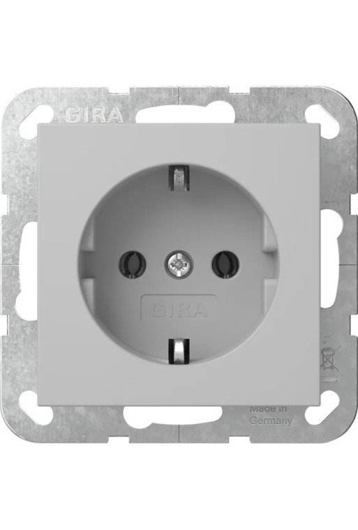 GIRA SCHUKO System 55 Grau m