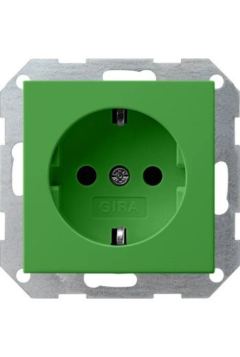 GIRA SCHUKO System 55 Grün