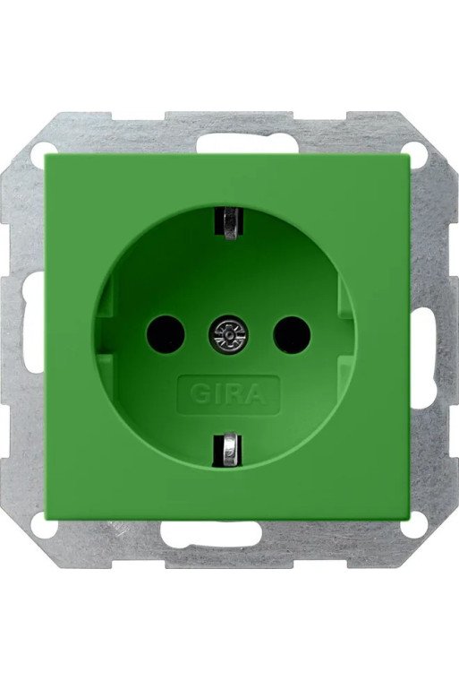 GIRA SCHUKO System 55 Grün