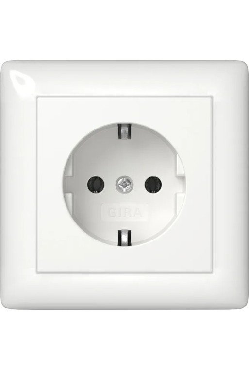 GIRA SCHUKO Vollpl. Standard 55 Reinweiß
