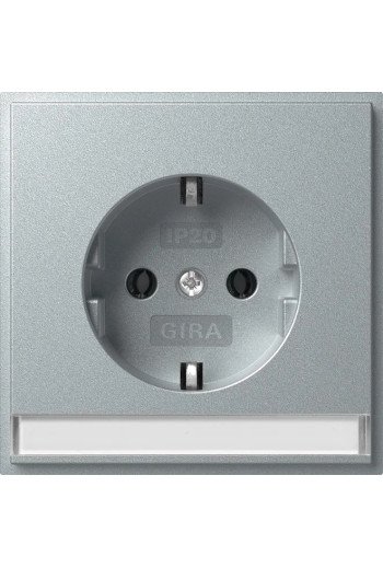 GIRA SCHUKO-Steckd. BSF + SH (IP20) Gira TX_44 F Alu