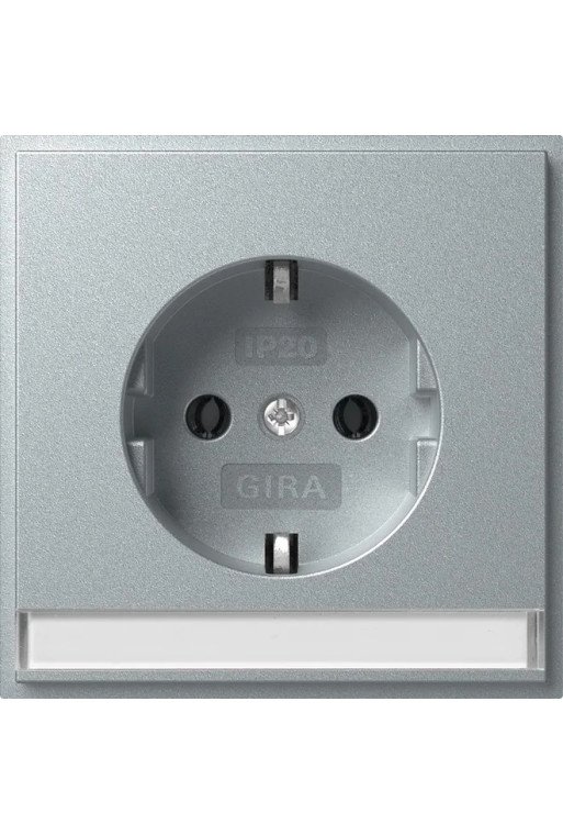 GIRA SCHUKO-Steckd. BSF + SH (IP20) Gira TX_44 F Alu