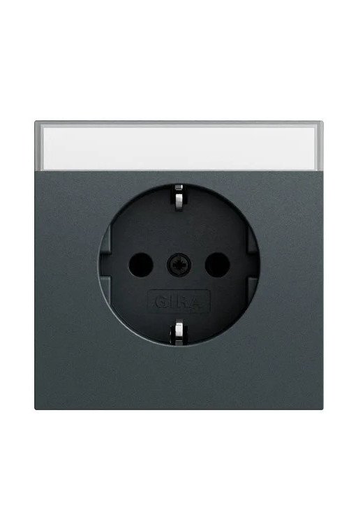 GIRA SCHUKO-Steckd. BSF System 70 Anthrazit(l ack.)