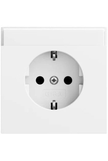 GIRA SCHUKO-Steckd. BSF System 70 Reinweiß m( lack.)
