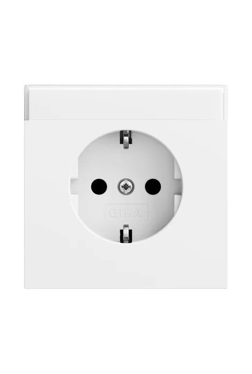 GIRA SCHUKO-Steckd. BSF System 70 Reinweiß m( lack.)