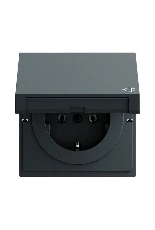 GIRA SCHUKO-Steckd. KD System 70 Anthrazit(la ck.)