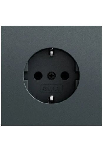 GIRA SCHUKO-Steckd. SRK System 70 Anthrazit(l ack.)