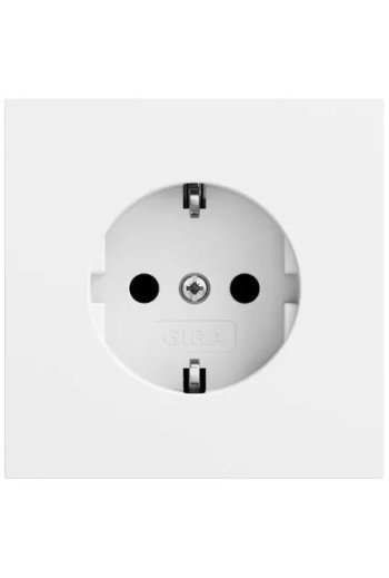 GIRA SCHUKO-Steckd. SRK System 70 Reinweiß m( lack.)