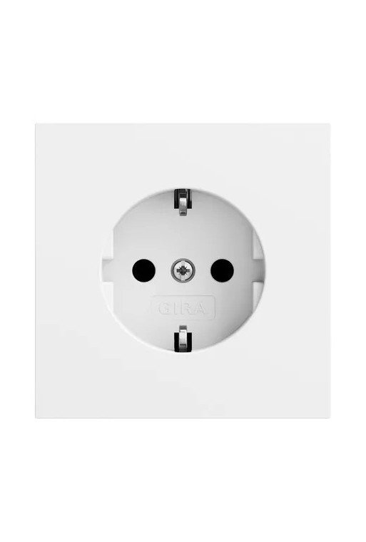 GIRA SCHUKO-Steckd. SRK System 70 Reinweiß m( lack.)